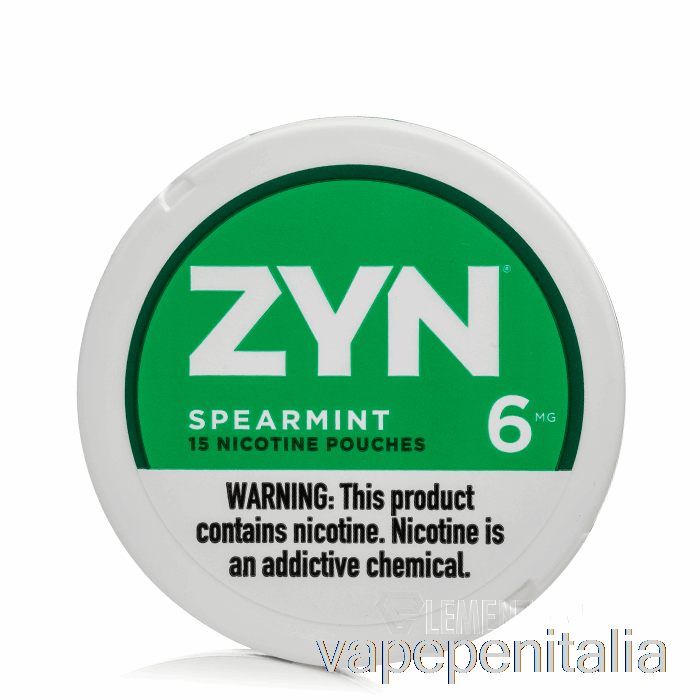 Buste Di Nicotina Mod Zyn Per Vape Box - Menta Verde 6 Mg